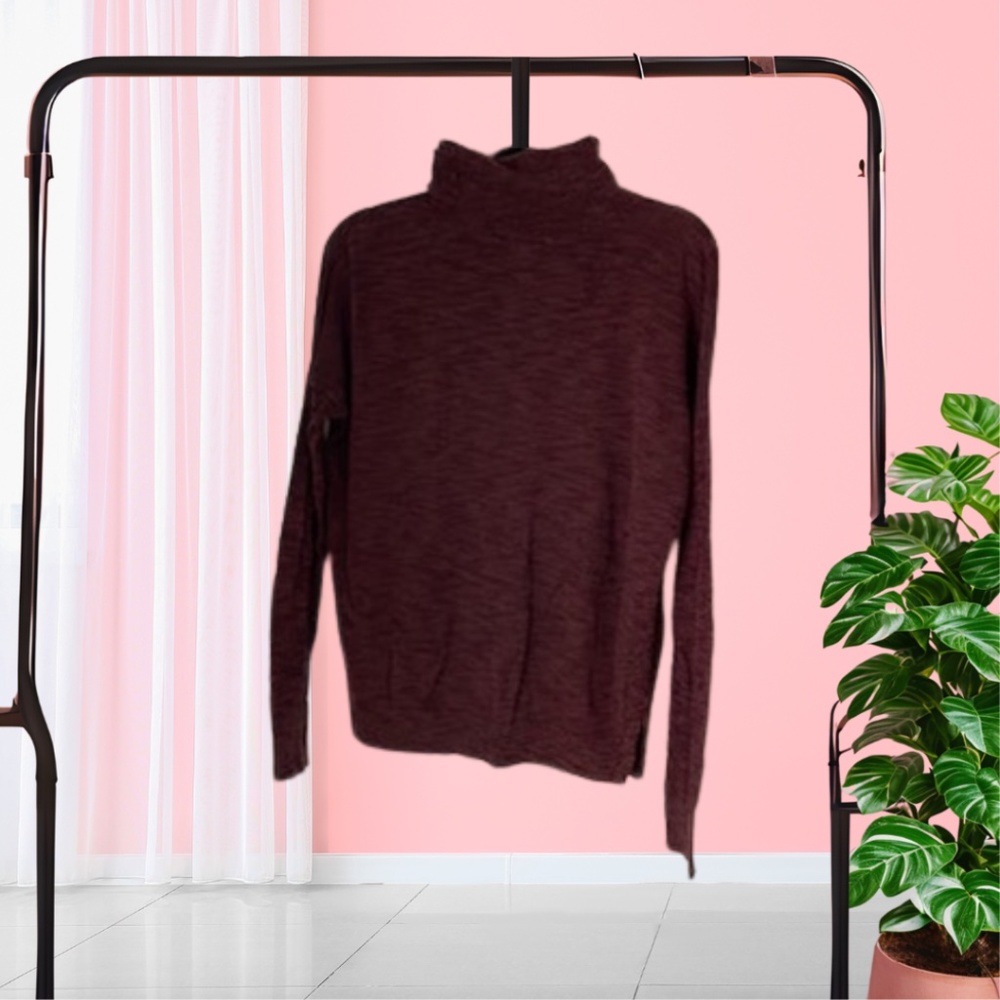 Sonoma Burgundy Turtleneck Sweater - Size Small